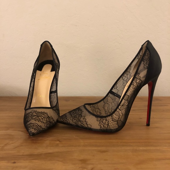 Christian Louboutin Shoes - Christian Louboutin Pigalace 120 Dentelle